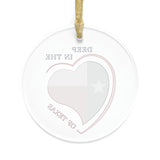 Deep in the Heart of Texas Acrylic Ornaments