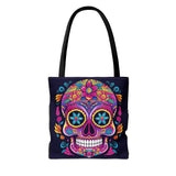 Sugar Skull Tote Bag (PURPLE)