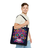 Sugar Skull Tote Bag (PURPLE)