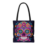 Sugar Skull Tote Bag (PURPLE)