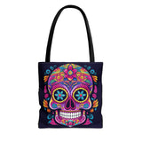 Sugar Skull Tote Bag (PURPLE)