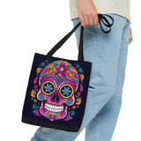Sugar Skull Tote Bag (PURPLE)