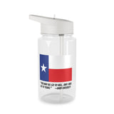 I Will Go to Texas Water Bottle