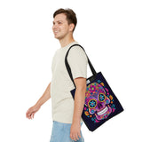 Sugar Skull Tote Bag (PURPLE)