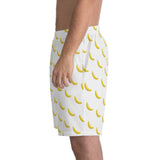 Going Bananas Men's Elastic Beach Shorts (AOP)