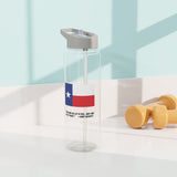 I Will Go to Texas Water Bottle