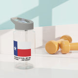 I Will Go to Texas Water Bottle