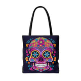 Sugar Skull Tote Bag (PURPLE)