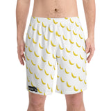 Going Bananas Men's Elastic Beach Shorts (AOP)