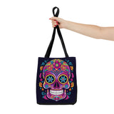 Sugar Skull Tote Bag (PURPLE)