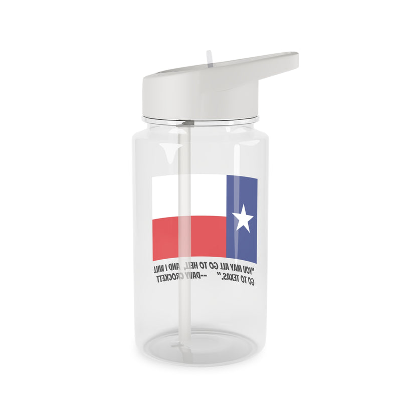 I Will Go to Texas Water Bottle