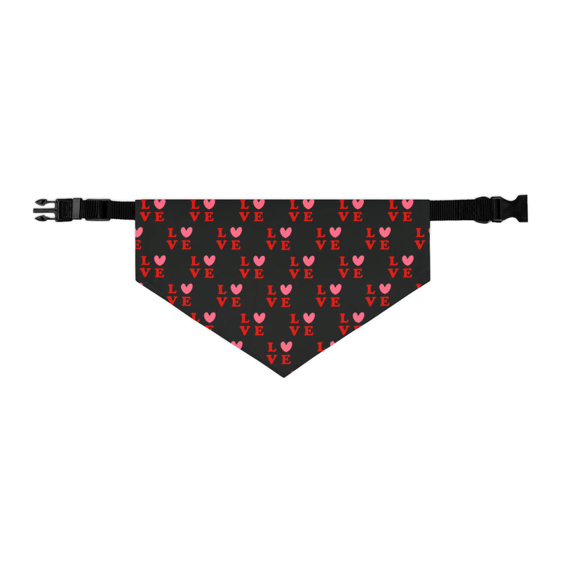 LOVE Pet Bandana Collar