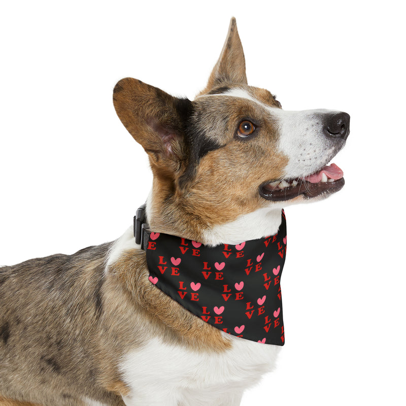 LOVE Pet Bandana Collar