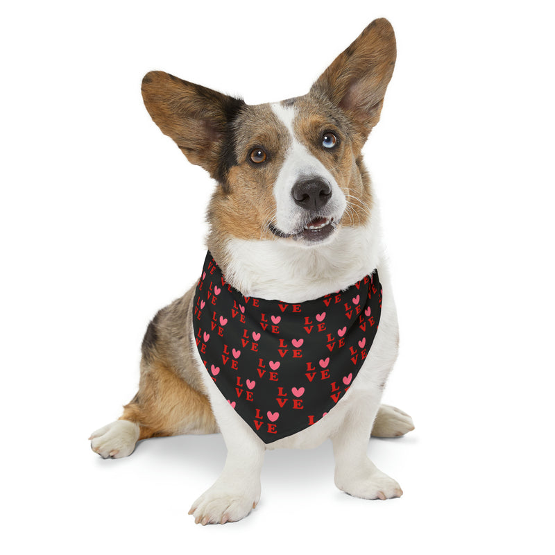 LOVE Pet Bandana Collar