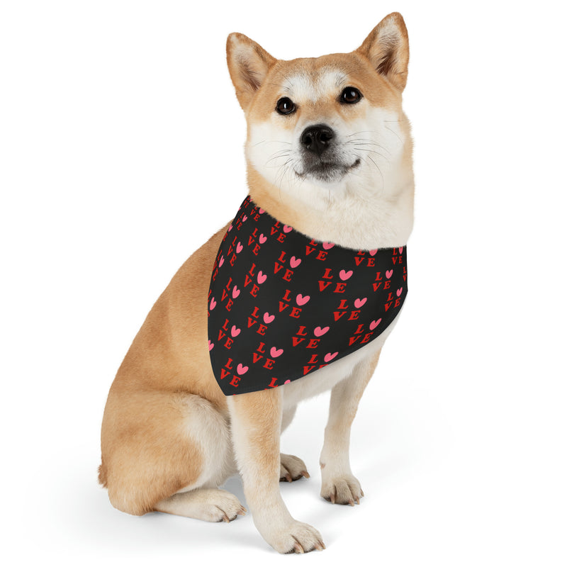 LOVE Pet Bandana Collar